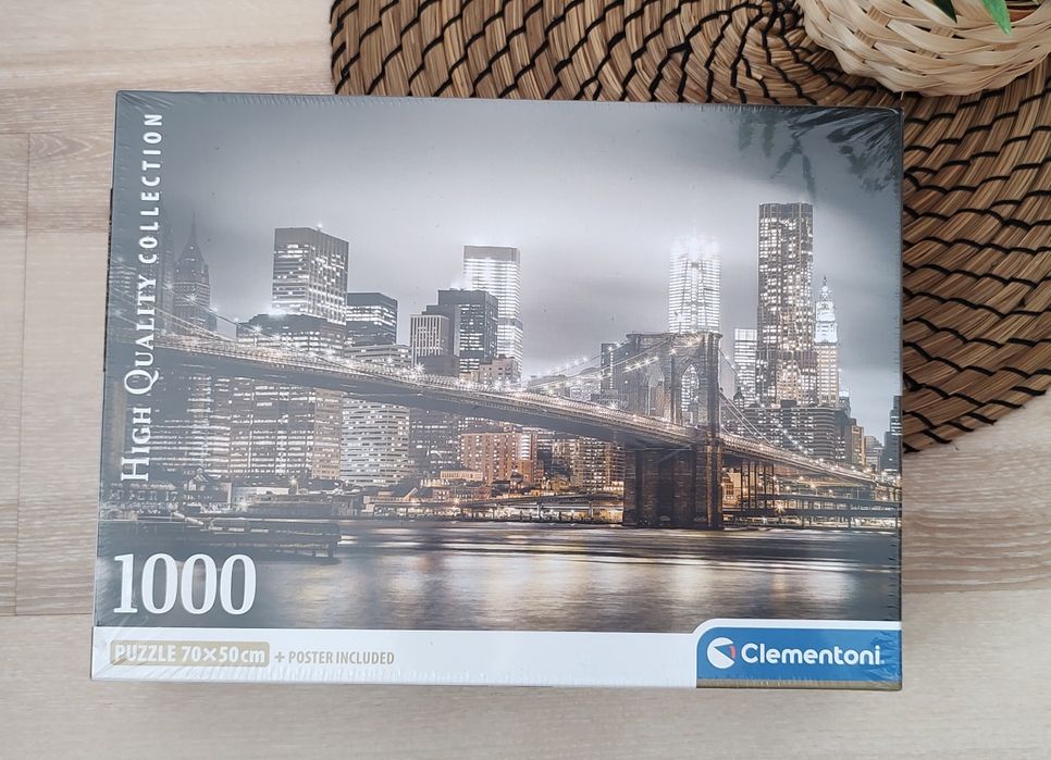 Nowe puzzle miasto Nowy Jork New York 1000 elementów Clementoni