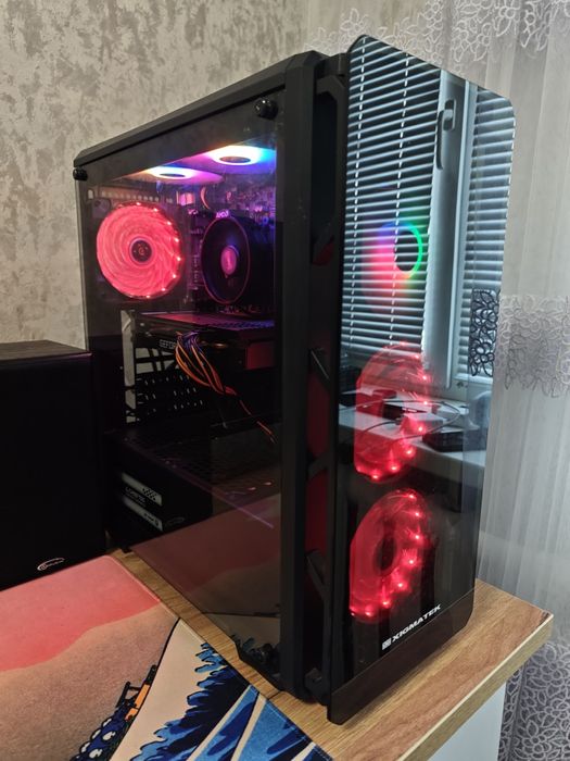 Игровой ПК Ryzen 5 + 1660Super + 16gb ddr4. M2 128gb