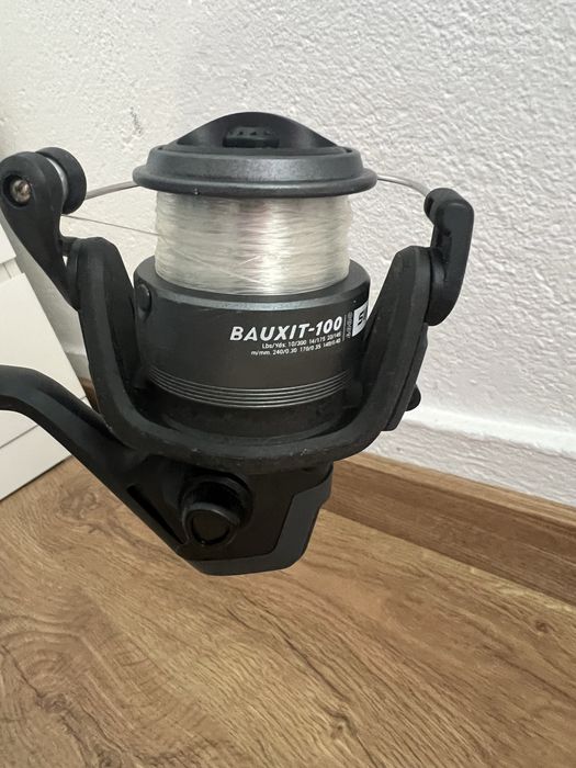 Cana de Pesca Caperlan Decathlon 80-150g + Carreto Bauxit-100 (Mar/Boat) - Bom Estado