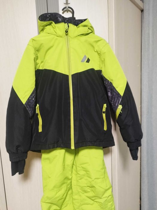Spodnie narciarskie komplet zimowy na śnieg 122 128
