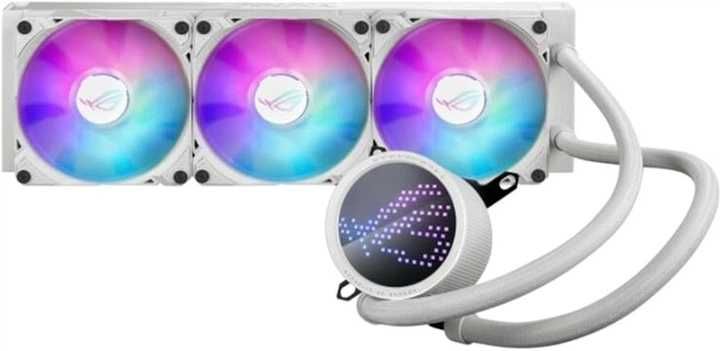 Система водяного охолодження Asus ROG Ryuo III 360 ARGB White Edition кріплення під AM5/AM4, LGA1700/1851 Core Ultra