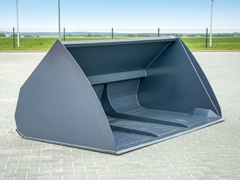 Łyżka objętościowa 1,2–2,2 m³ • 2,0 / 2,2 / 2,4 m • Hardox HB500 • do ładowarki i ładowacza • wzmacniana • NOWA
