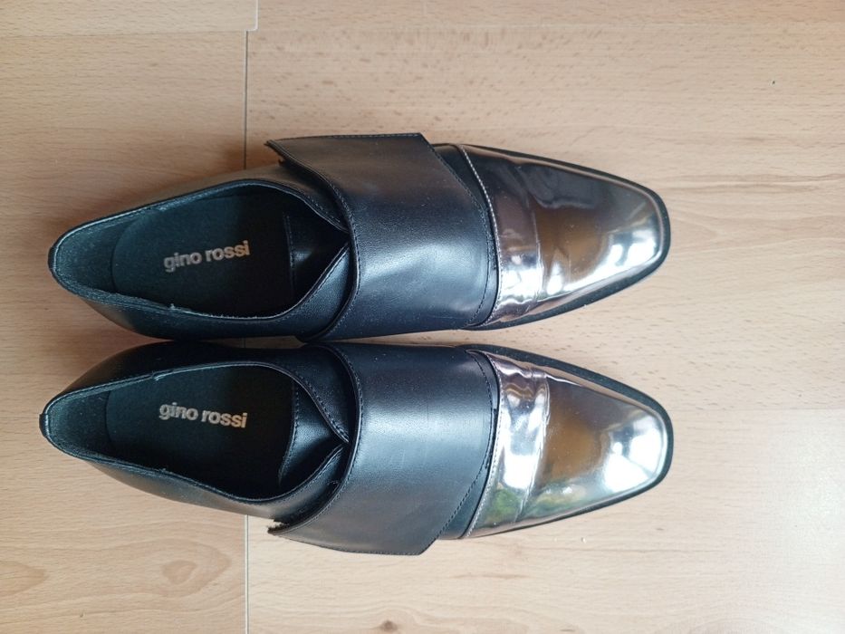 Skórzane półbuty mokasyny espadryle Oksfordy loafersy espadryle 36