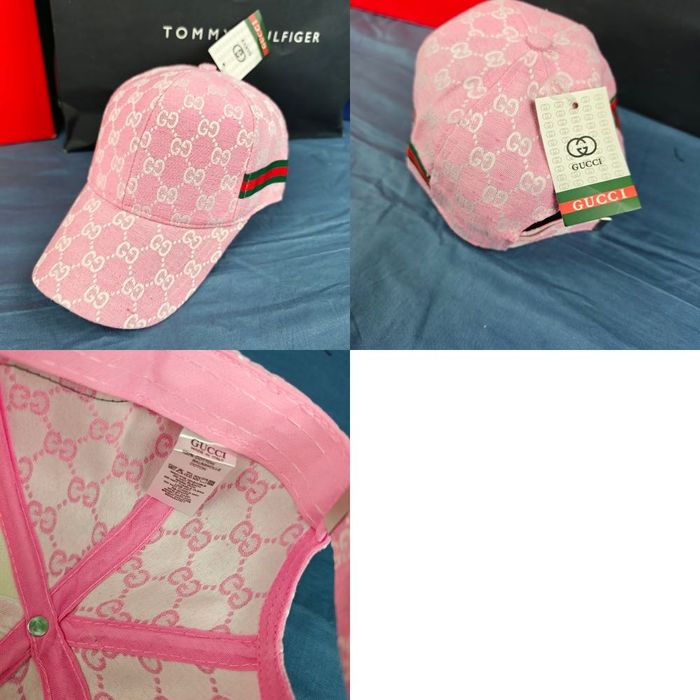 Czapka z daszkiem czapki unisex Gucci monogram kolory regulowane premium
