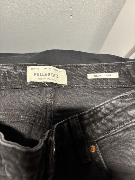 Czarne jeansy Pull&Bear