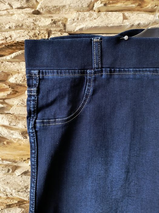 Legginsy granatowe przecierane