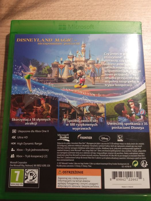 Gra Xbox one Disneyland - po polsku.