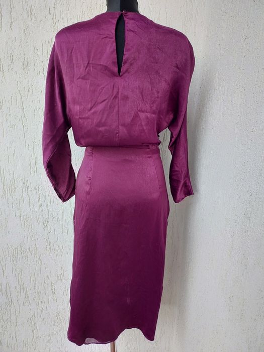 Sukienka satynowa, wesele w roz S/M.