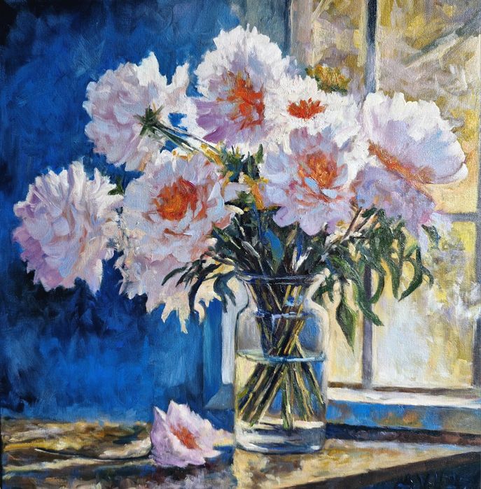 Obraz olejny Piwonie II