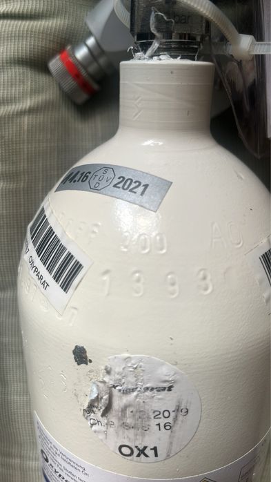 Баллон медицинский кислородный без редуктора (качество) Германия