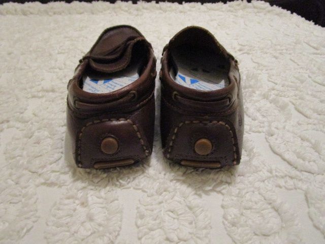 Sapatos/Mocassins em pele castanhos, 37 - Unissexo
