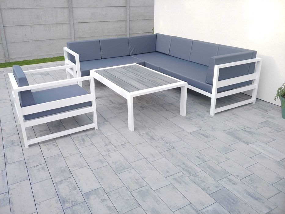 Meble tarasowe aluminiowe ogród zimowy nowoczesne gruby profil Polski Producent + wysyłka gratis