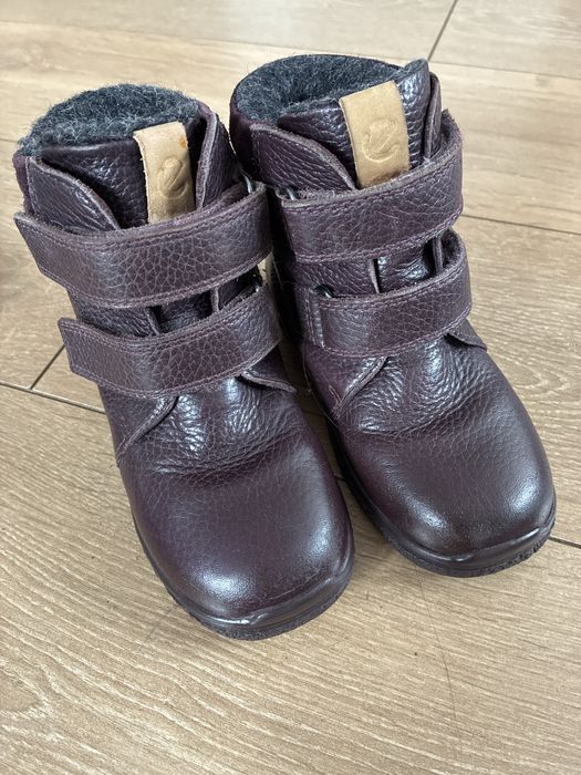 BUTY zimowe ECCO r. 26 – skórzane – ocieplane – na rzepy