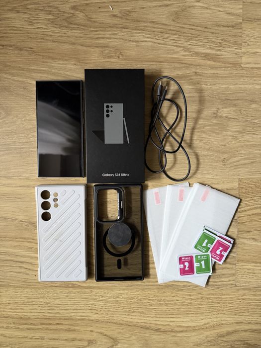 Samsung S24 256gb na gwarancji + dodatki