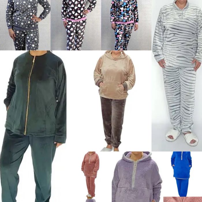 Жіночий теплий плюшевий махровий костюм 44-64