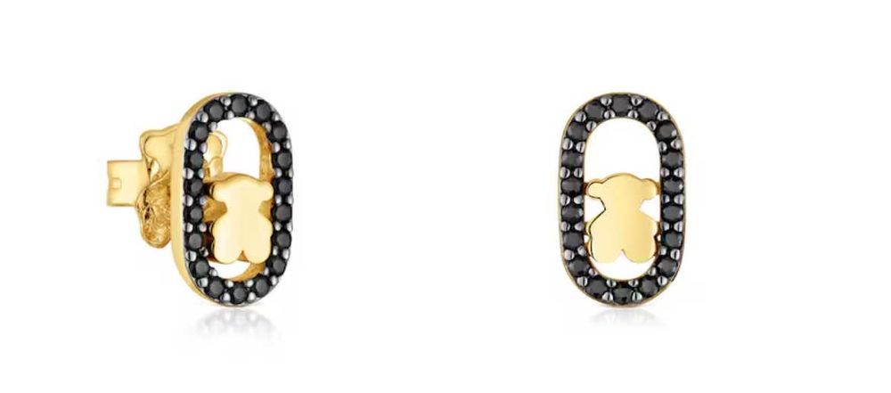 TOUS kolczyki Camille spinele srebro 925