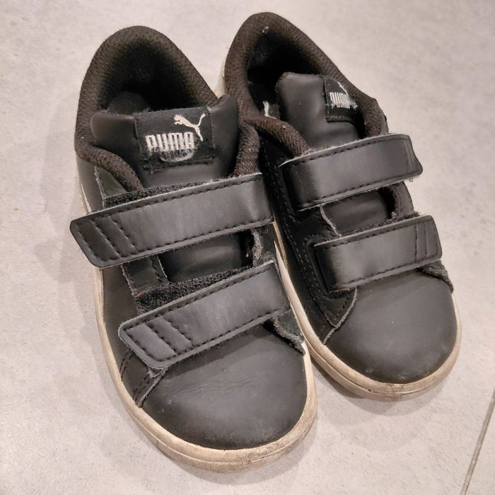 Puma softfoam buty dziecięce 26 czarne rzepy