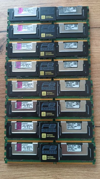 RAM Kingston FB-DIMM 32GB Model: KTD-WS667/8G. Typ: DDR2 ECC FB-DIMM
