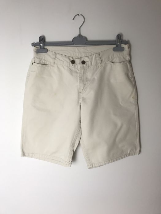 Beżowe dżinsowe bermudy bawełniane Hero Wrangler vintage