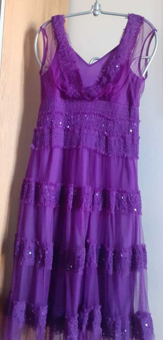 Vestido de festa lilás