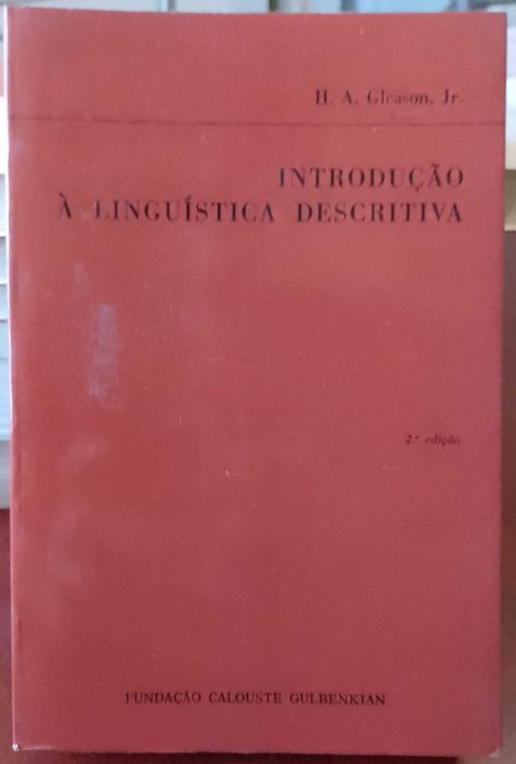 Introdução à Linguística Descritiva - H. A. Gleason Jr.