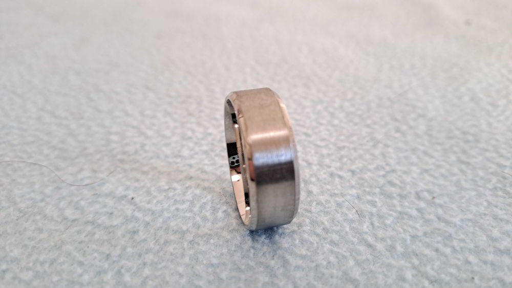 Anel Masculino Tintânio nº 11. Novo