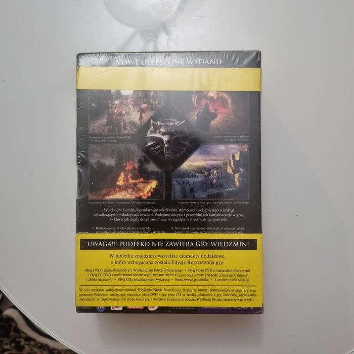 Wiedzmin Edycja Rozszerzona PC Polskie wydanie Folia