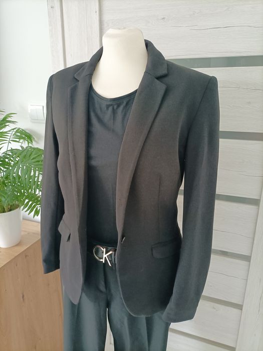 Czarna klasyczna marynarka żakiet M/L elegancka na codzień H&M casual