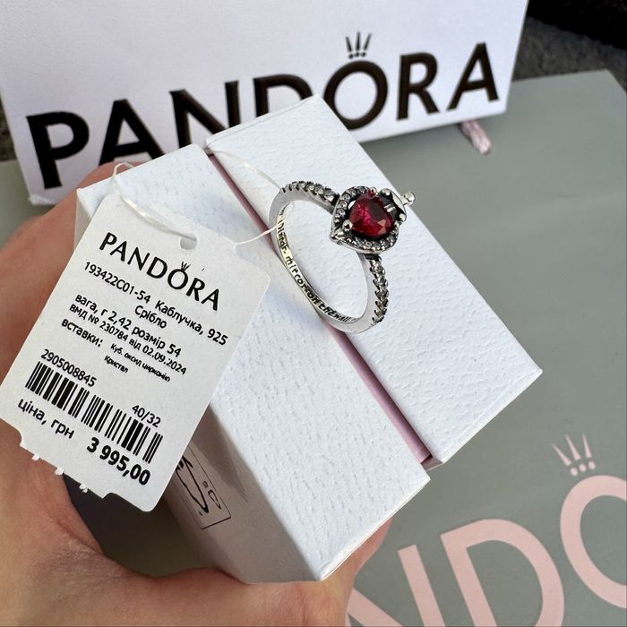 Каблучка Пандора Pandora орігинал кільце Пандора нове Зла королева