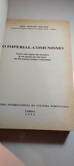 O Imperial Comunismo - José Adelino Maltez (1993)