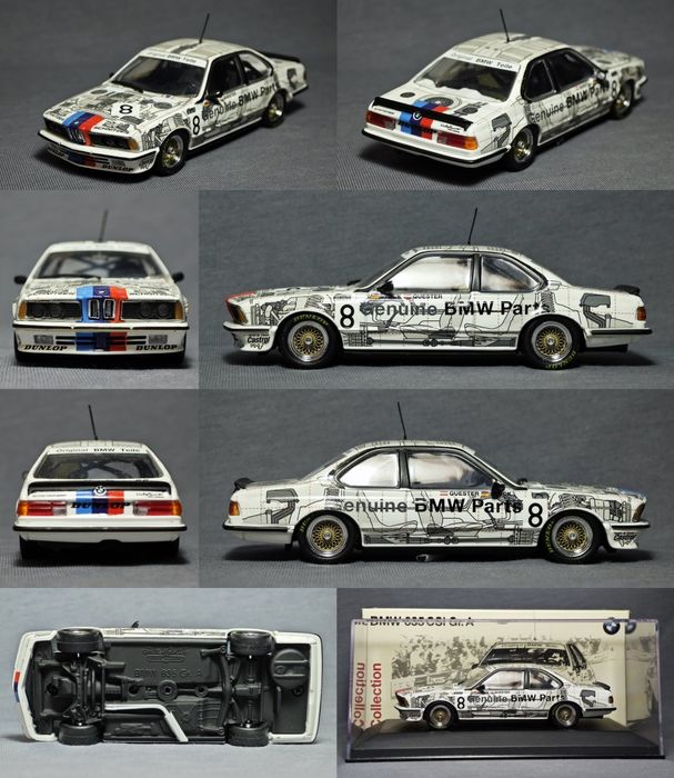 Модели 1/43 BMW Е24, M3 GTR E46, DTM E92, E12 (Minichamps)