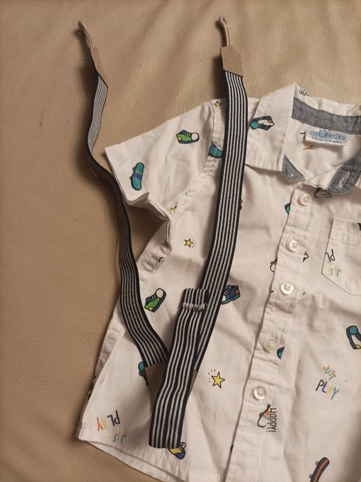 Koszula biała 74 cm