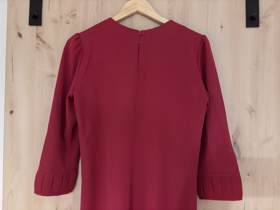 Sukienka damska amarantowa