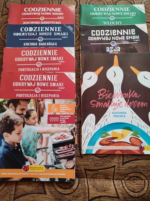 Gazetki codziennie odkrywaj nowe smaki 2017 6 sztuk