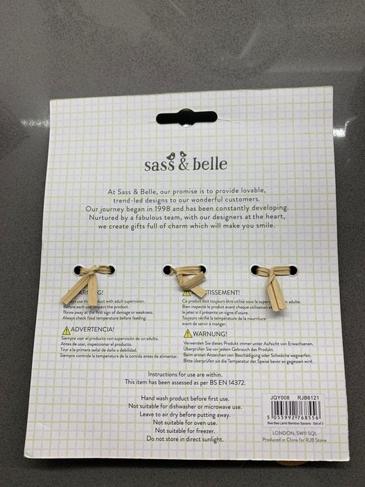 Colheres de bambu para bebés NOVAS