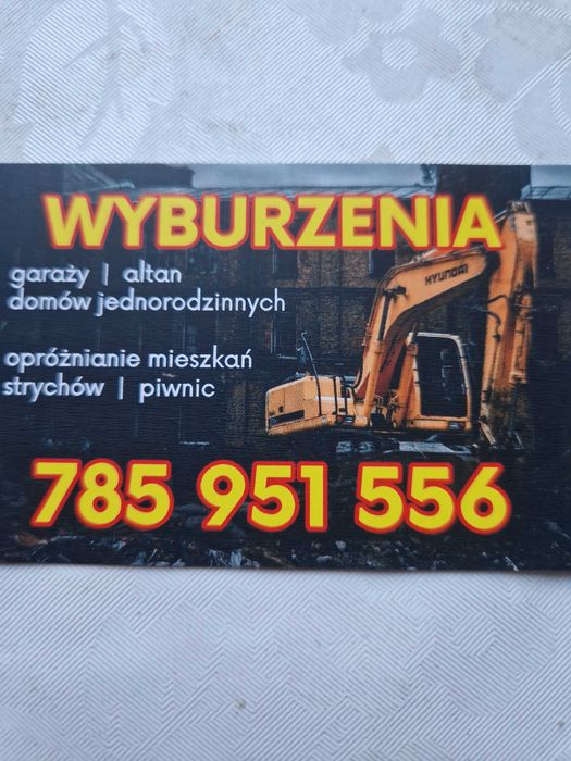 Wyburzenia i opróżnianie różnych nieruchomości