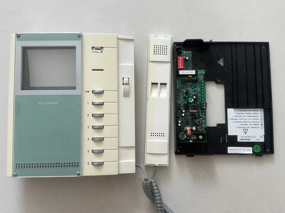 Videoporteiro Comelit 5701 + Suporte 5814 - Usado, Funcional