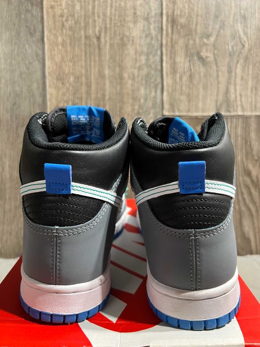 buty damskie skórzane sneakersy nike dunk high 38,5