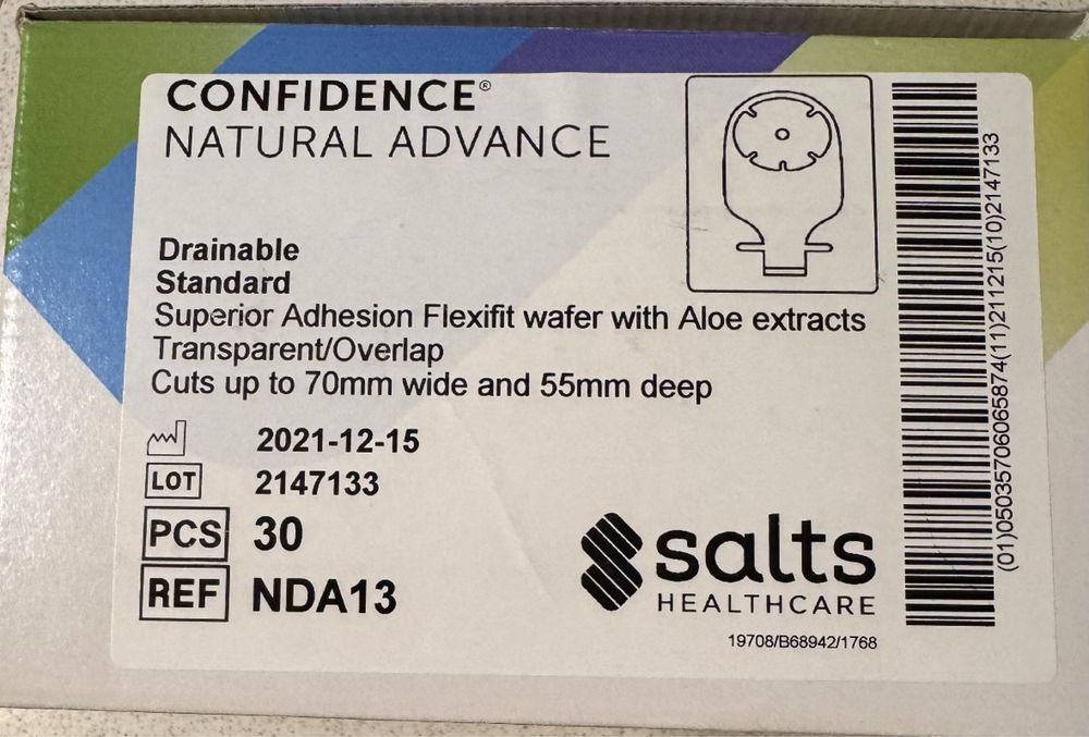 Confidence natural advance worki stomia