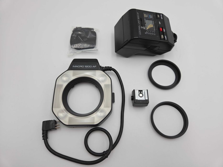 WYPRZEDAŻ Lampa pierścieniowa Minolta Macro Flash 1200AF SET(n)