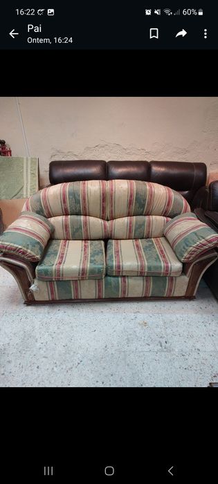 Sofa cama e sofas individuais