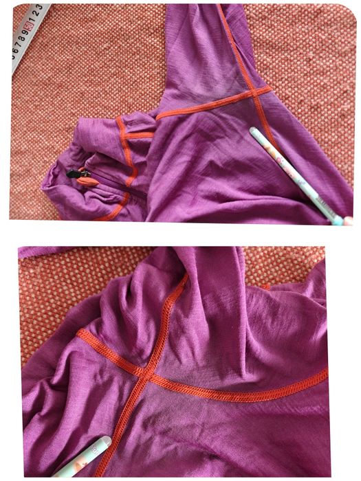 XL termicxna wełniana bluzka koszulka merino wełna outdoor narty góry