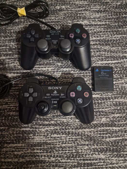 Sony PlayStation 2 Slim (SCPH-90004) + 2 джойстики + 5 ігор