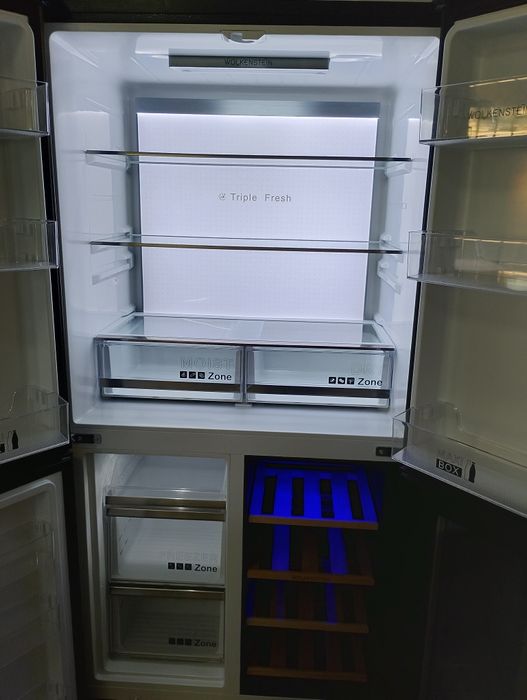 Frigorífico Americano com Dega de vinho led