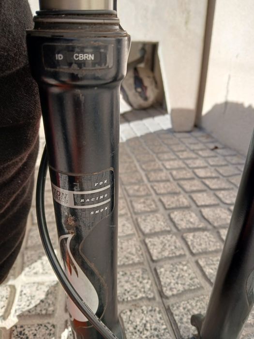 Suspensão fox 120mm