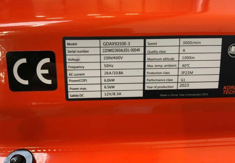 Gerador gasolina Daewoo 6,5 kW