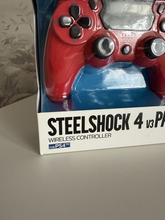 Pad SteelDigi Steelshock 4 V3 Payat do PC, PS4 Bezprzewodowy Czerwony