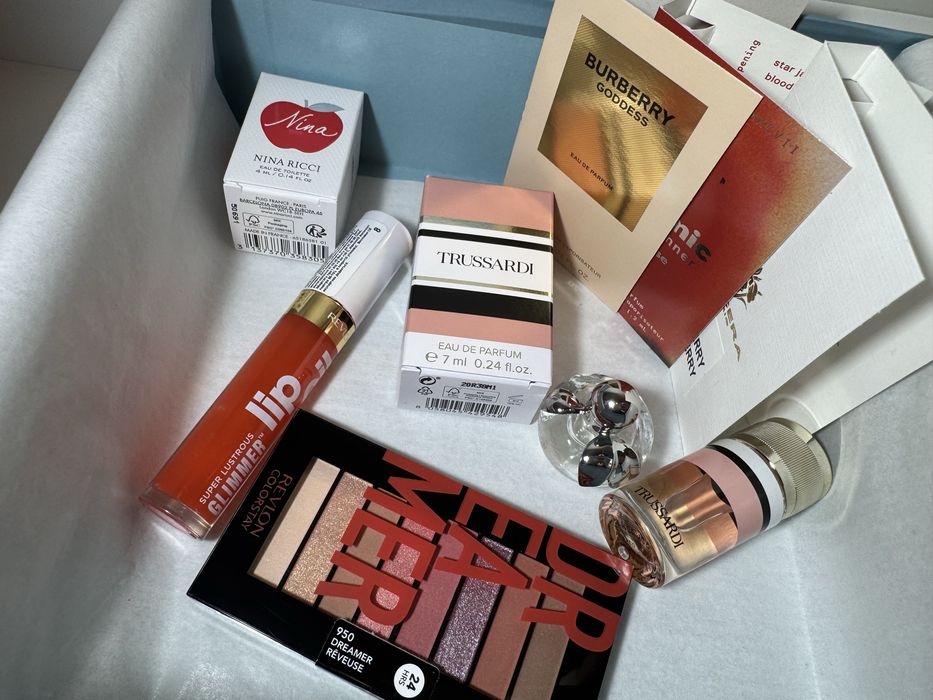 Подарунковий бʼюті бокс #1 Brocard Trussardi Nina Ricci Burberry