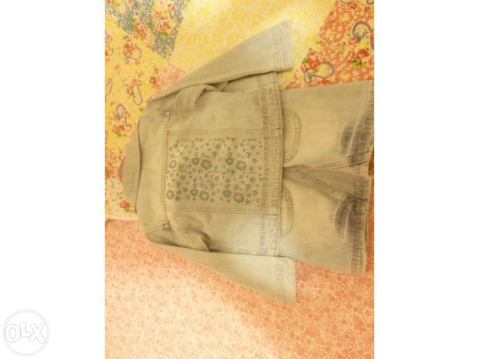 Conjunto da Chicco - saia e casaco de ganga - 2 anos