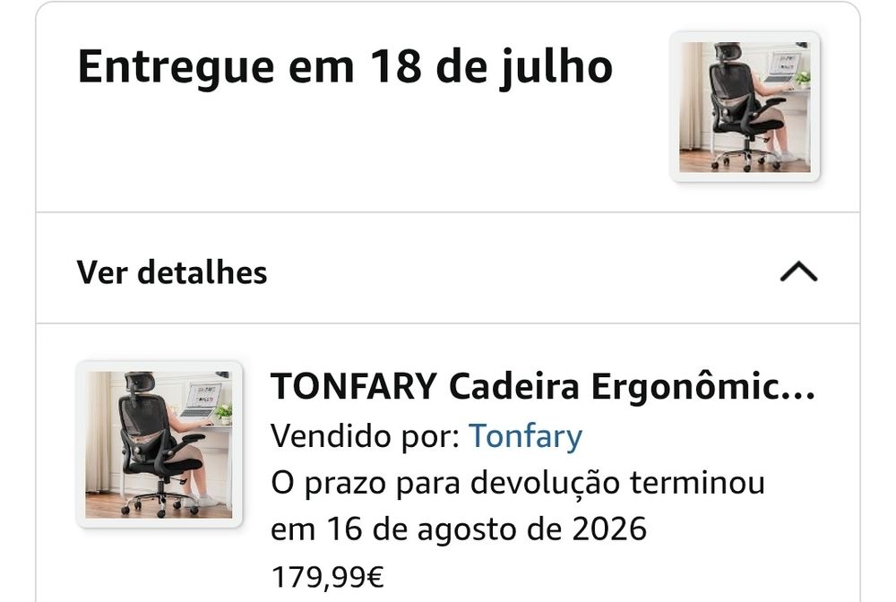 Cadeira Ergonômica Tonfary